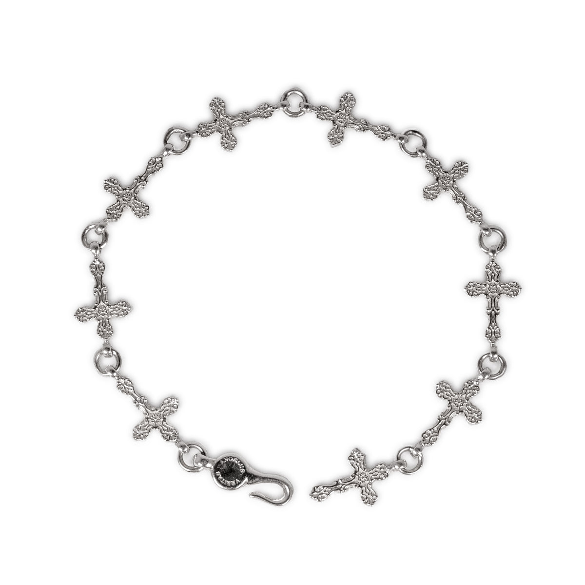 Baroque Multi-Cross Bracelet - 925.
