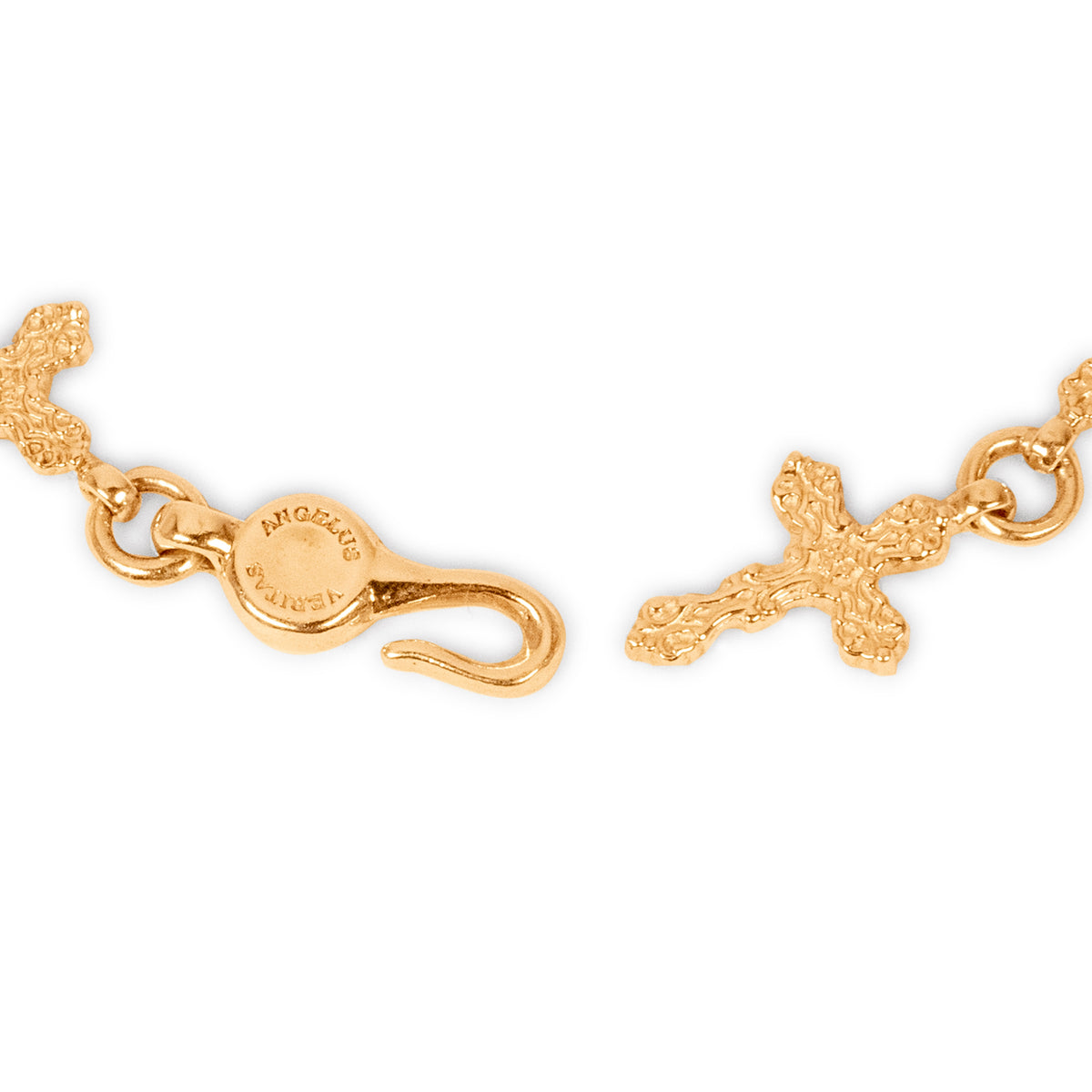 Baroque Multi-Cross Bracelet - 18K.