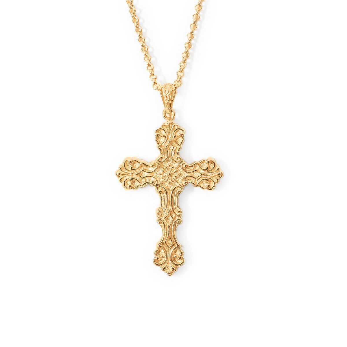 Angelus Baroque Cross - 18K.
