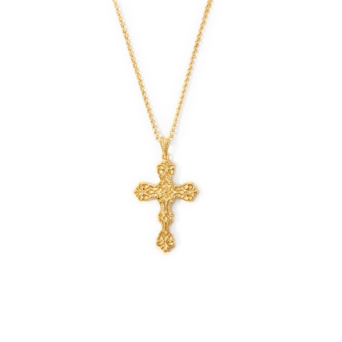 Angelus Baroque Cross - 18K.