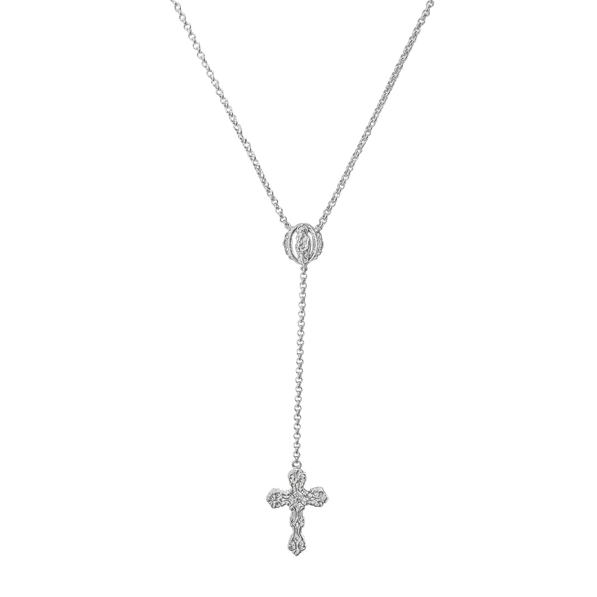 Baby Rosa Drop Necklace - 925.