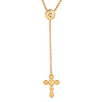 Baby Rosa Drop Necklace - 18K.